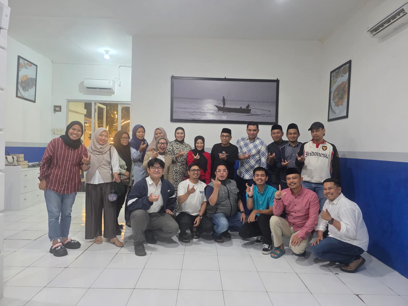 Buka puasa bersama IKA Pascasarjana Unifa di RM Juku' Berua Makassar.