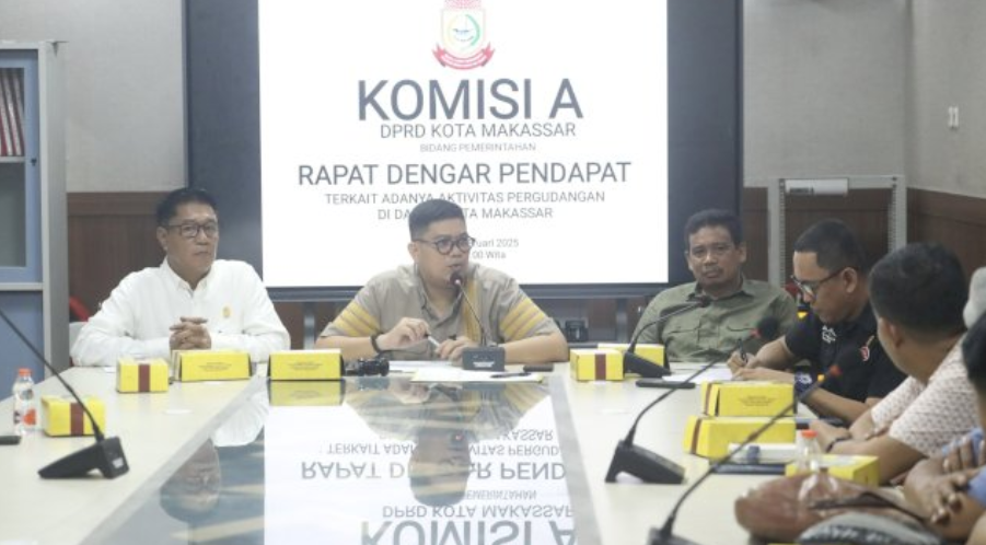 Komisi A DPRD Makassar Adakan RDP Soal Gudang yang Masih Beroperasi di Kawasan Kota