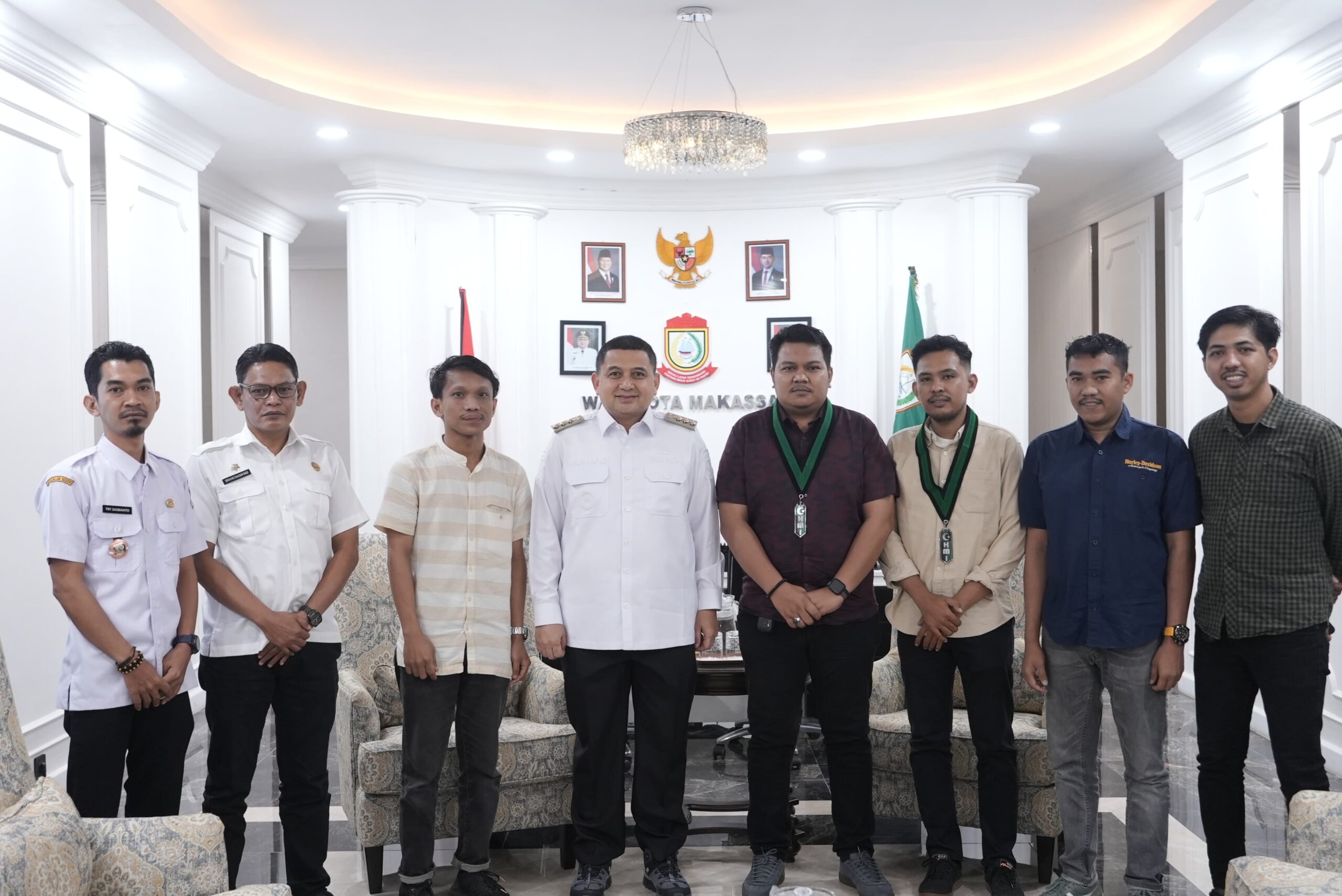 Bertemu Wali Kota Makassar, HMI Sulsel Tegaskan Dukung Program Pemkot