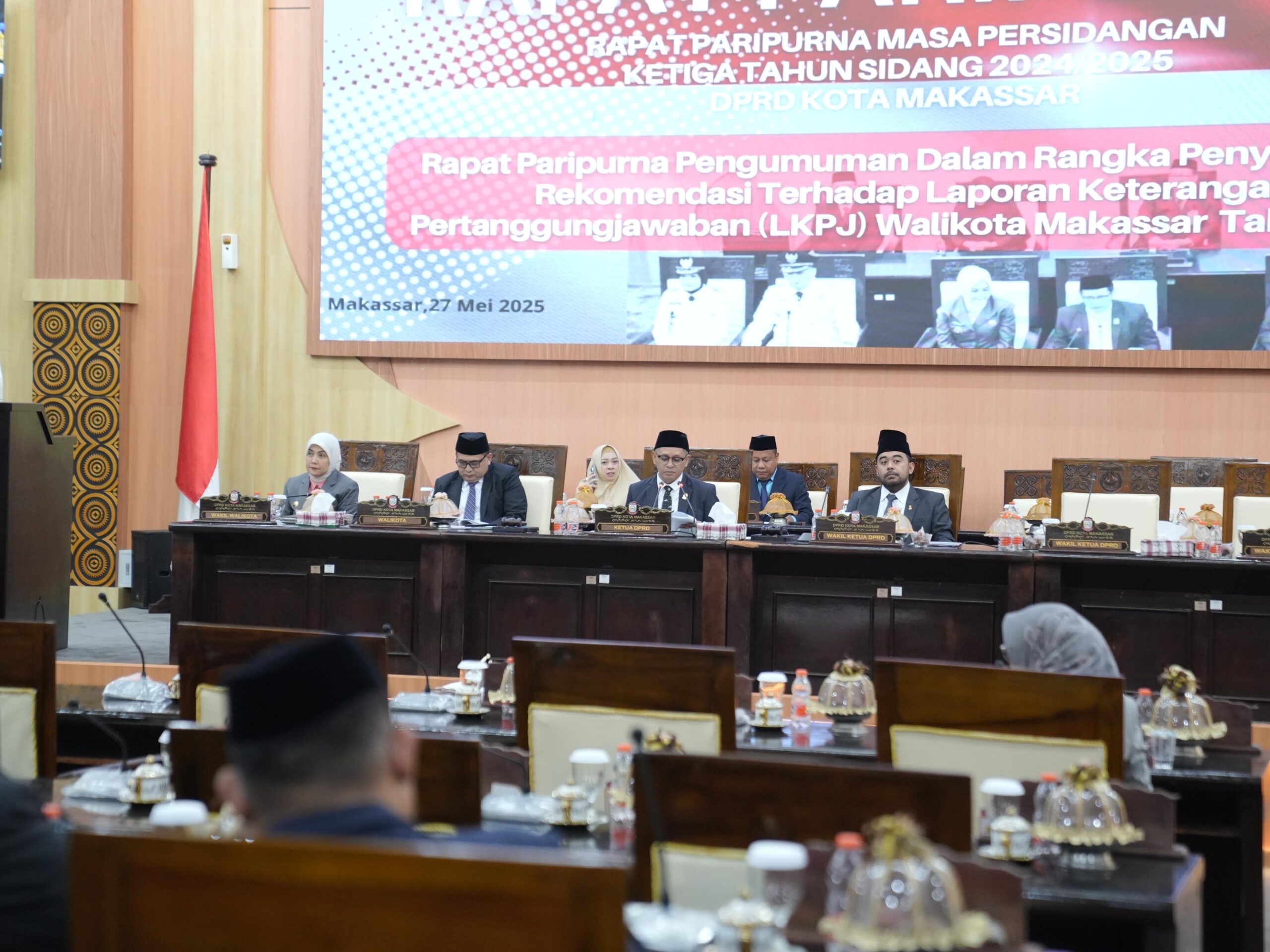 Pemkot Makassar Siap Tindaklanjuti Rekomendasi DPRD Terkait LKPJ 2024