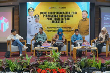 Badan Pendapatan Daerah (Bapenda) Kota Makassar menggelar Focus Group Discussion (FGD) (Foto:ist)